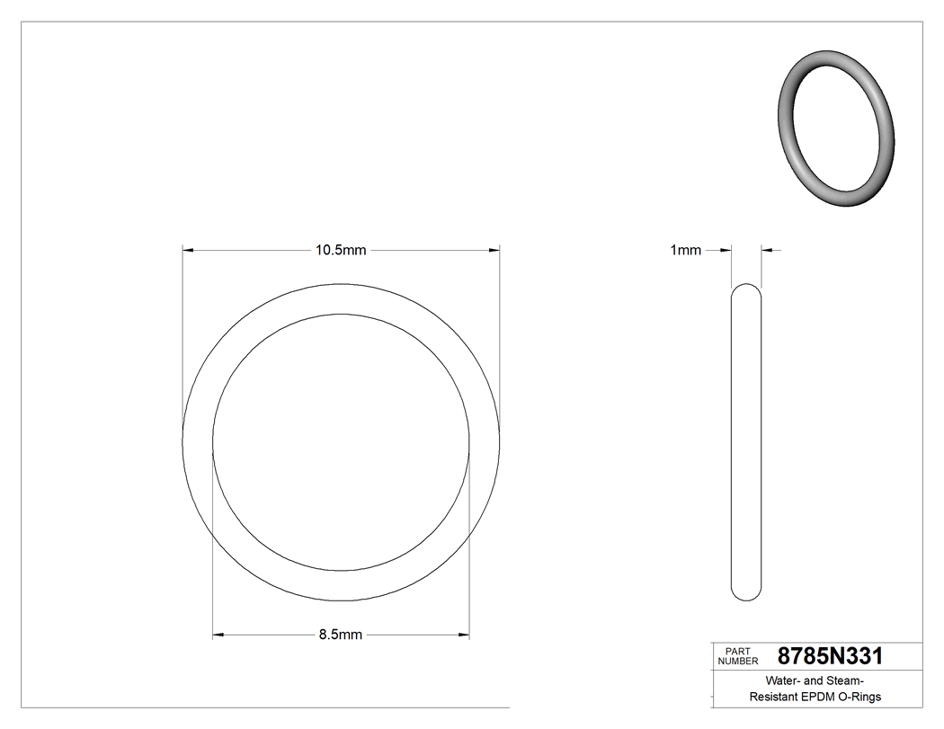 Technical drawing - 8785N331
